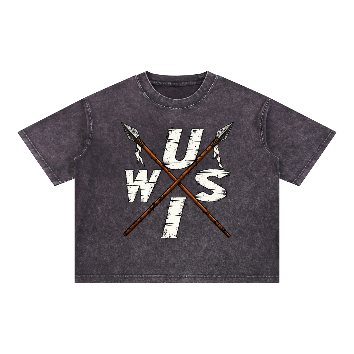 Mineral Wash Boxy Cotton T-Shirt