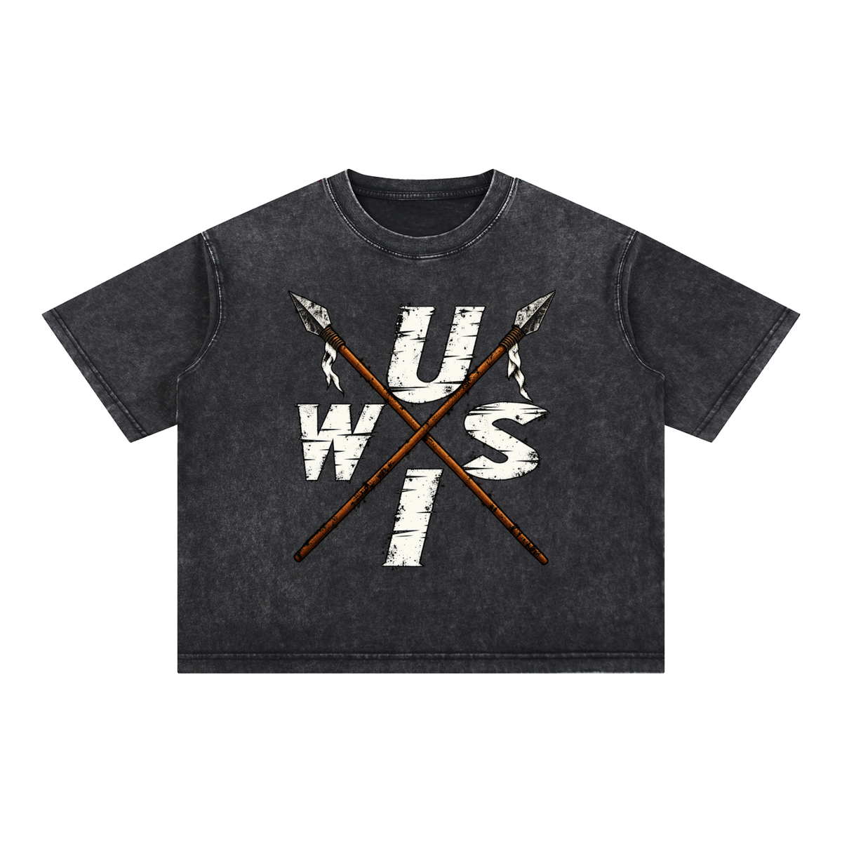 Mineral Wash Boxy Cotton T-Shirt